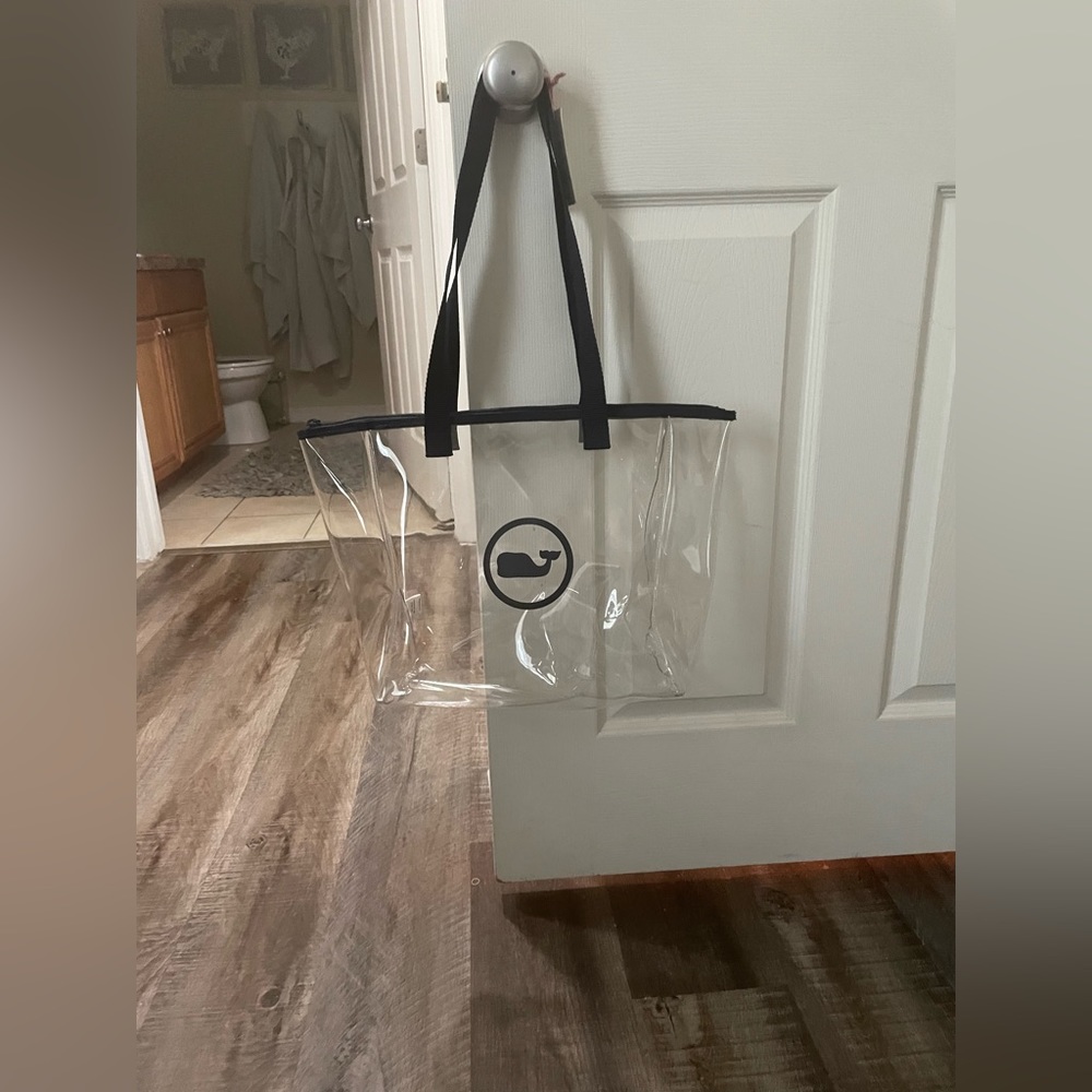 Vineyard vines clear tote